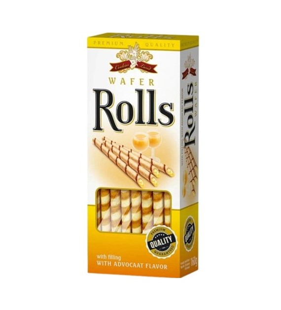 Cookies Land Wafer Rolls Advocaat 160g