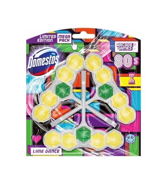 Domestos Power 5 Lime Dance WC Zawieszka 3x55g