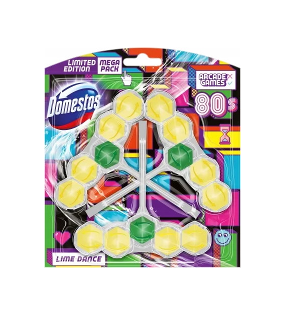 Domestos Power 5 Lime Dance WC Zawieszka 3x55g