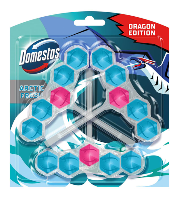 Domestos Power 5 Arctic Fresh WC Zawieszka 3x55g