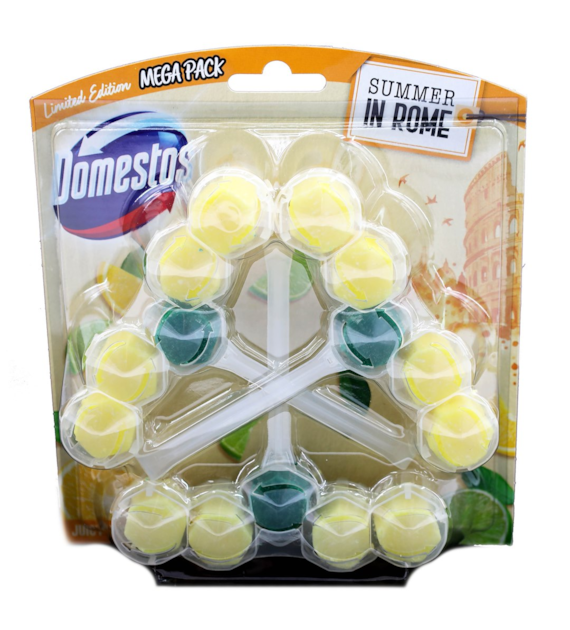 Domestos Power 5 Juicy Lemons WC Zawieszka 3x55g