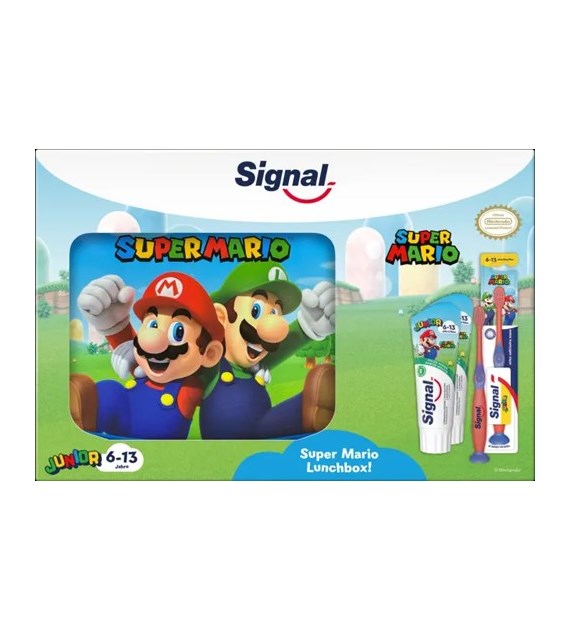 Signal Super Mario Pasta 2x75ml + Szczoteczka Zest