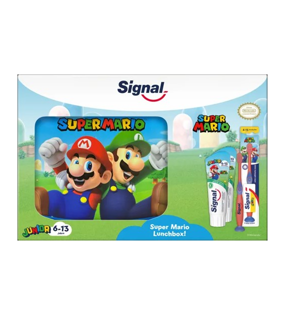 Signal Super Mario Pasta 2x75ml + Szczoteczka Zest