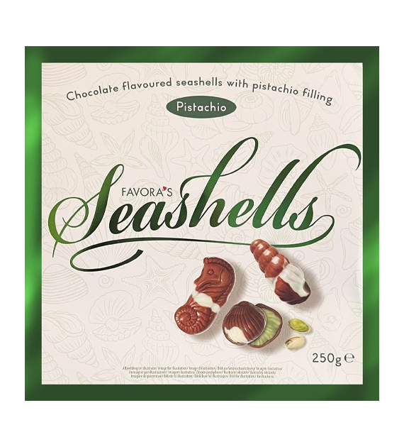 Favora's Seashells Pistachio 250g