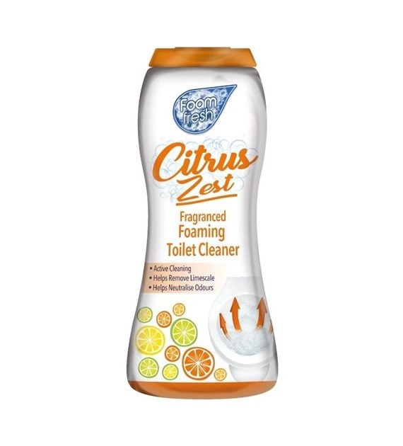 Foam Fresh Citrus Zest Toilet Cleaner 370g