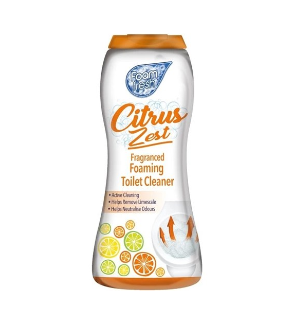 Foam Fresh Citrus Zest Toilet Cleaner 370g