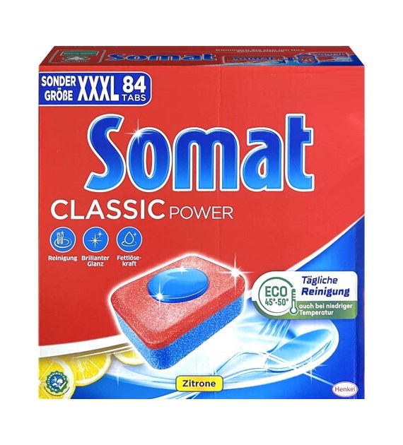 Somat Classic Power Zitrone Tabs 84szt 1,3kg