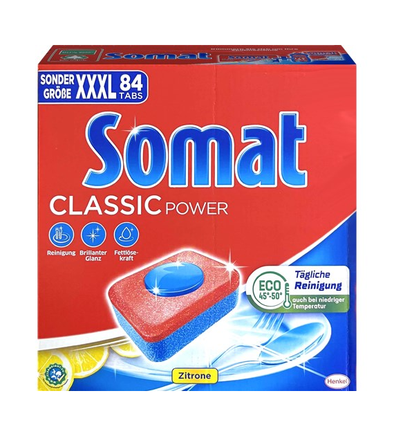 Somat Classic Power Zitrone Tabs 84szt 1,3kg