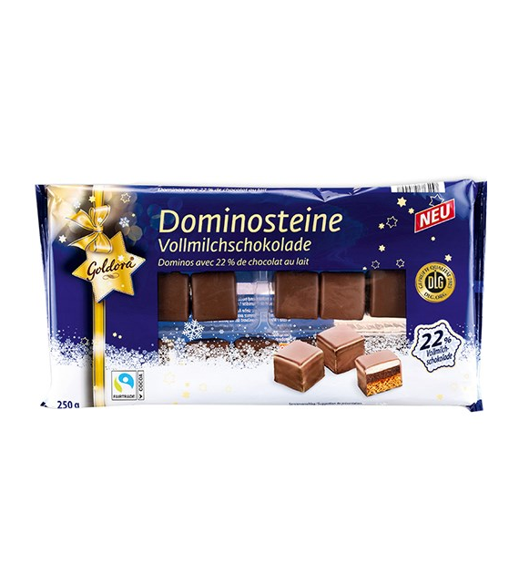 Goldora Feine Dominosteine Vollmilch 250g