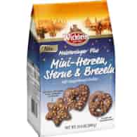 Wicklein Mini Herzen Sterne & Brezeln Milk 300g