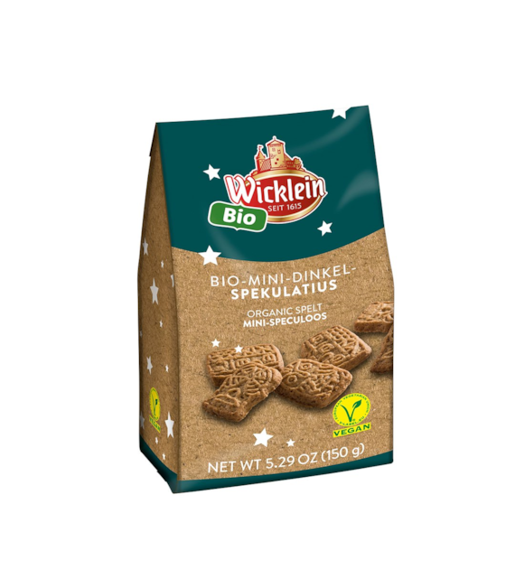 Wicklein Bio Mini Spekulatius Ciastka 150g