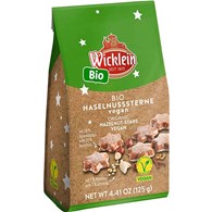 Wicklein Bio Haselnuss Sterne Ciastka 125g