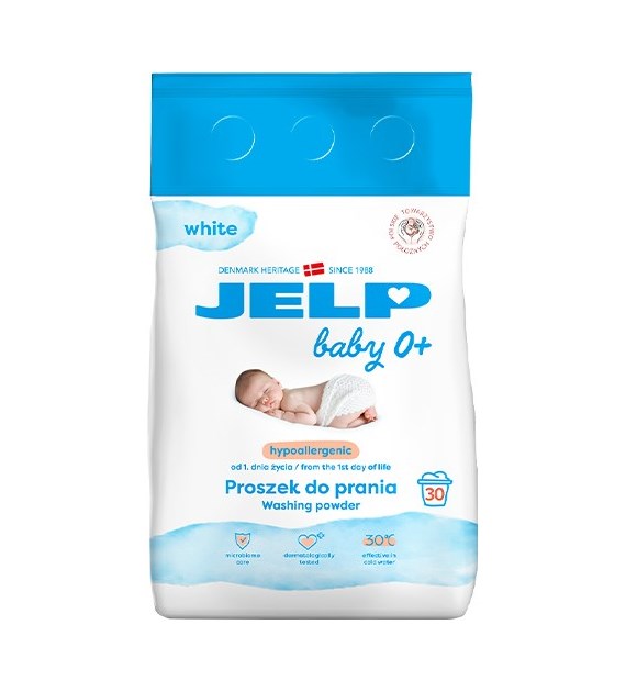 Jelp 0+ Hipoalergiczny White Proszek 30p 2,2kg