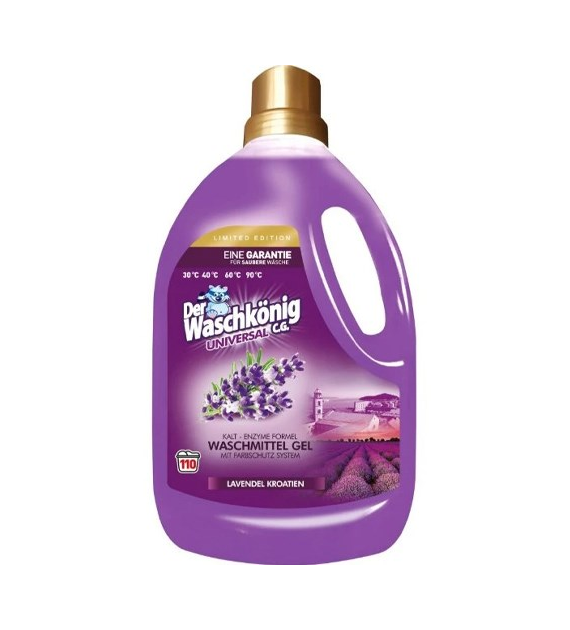 Waschkonig Uni Lavendel Kroatien Gel 110p 3,3L