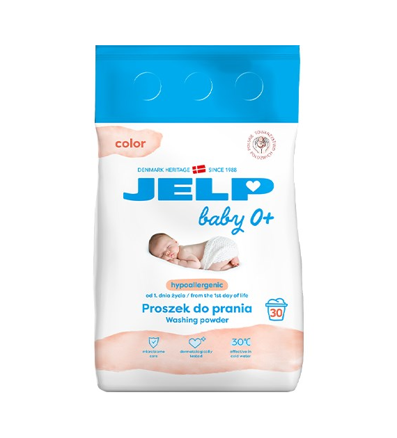 Jelp 0+ Hipoalergiczny Color Proszek 30p 2,2kg