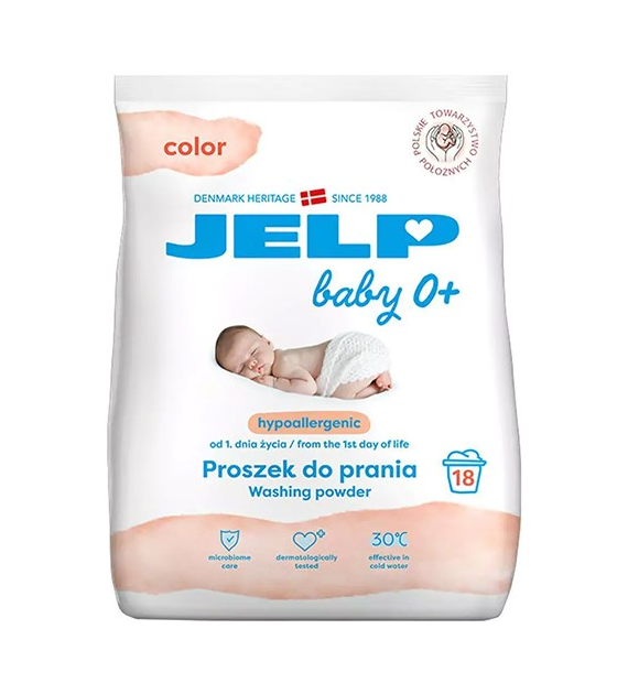 Jelp 0+ Hipoalergiczny Color Proszek 18p 1,3kg