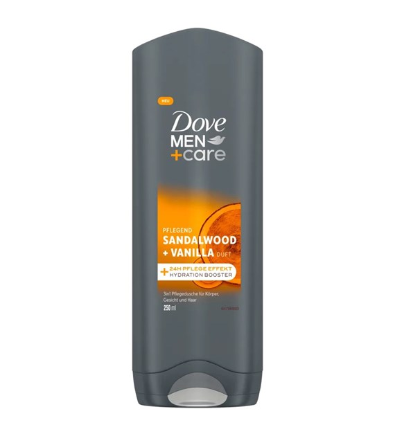 Dove Men+Care Sandalwood + Vanilla Gel 250ml