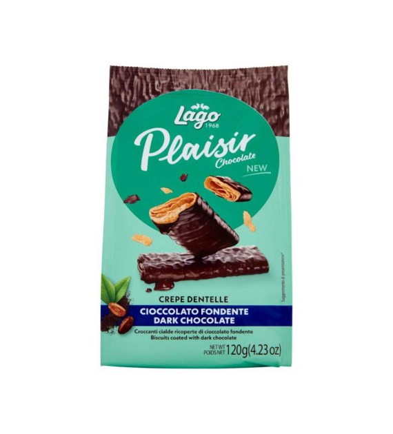 Lago Plaisir Dark Chocolate Ciastka 120g