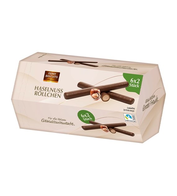 Feiny Biscuits Haselnuss Rollchen 6x2szt 150g
