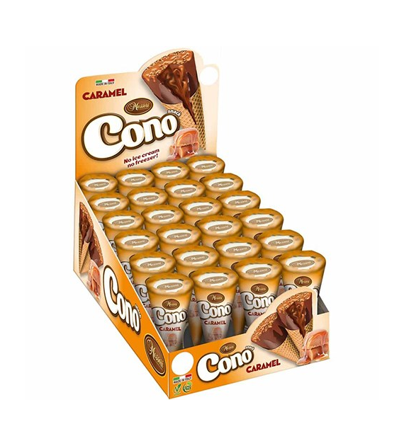 Messori Cono Snack Caramel Rożki 24szt 600g