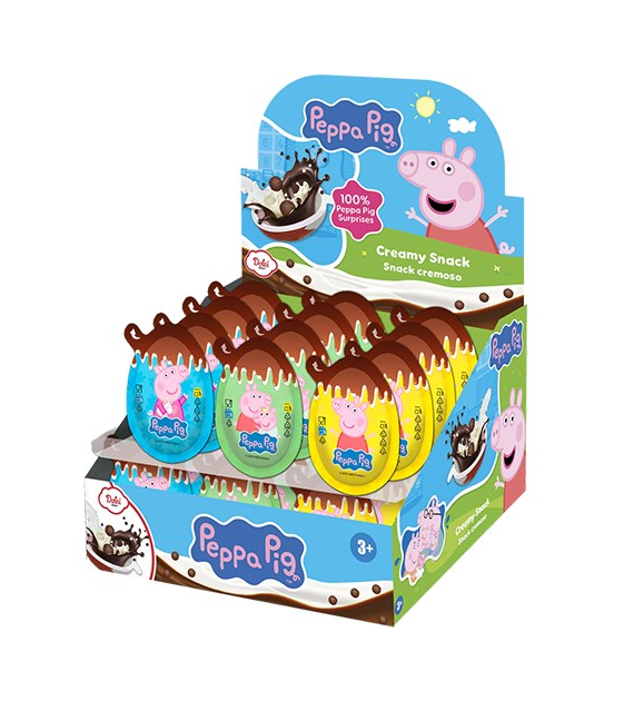 Peppa Pig Creamy Jajko Niespodzianka 24szt 420g