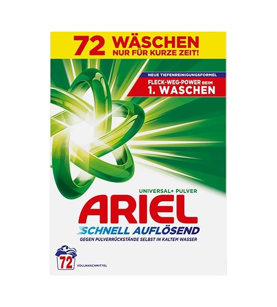 Ariel Universal+ Proszek 72p 3,9kg