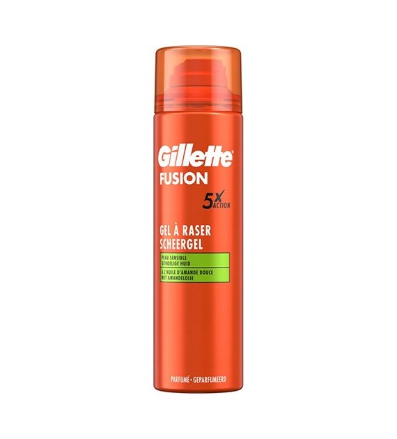 Gillette Fusion 5x Sensible Gel a Raser 200ml