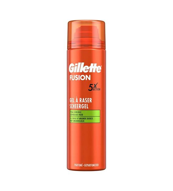 Gillette Fusion 5x Sensible Gel a Raser 200ml