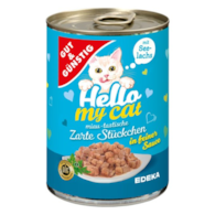 G&G Hello My Cat Zarte Stuckchen Seelachs 415g