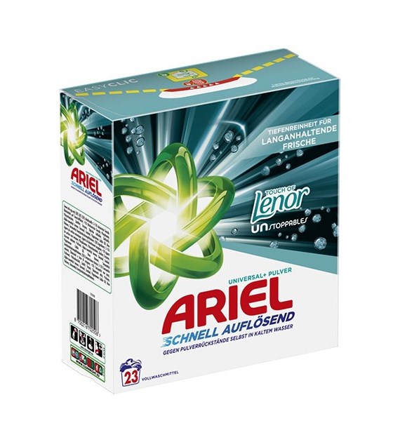 Ariel Universal+ Touch of Lenor Proszek 23p 1,2kg