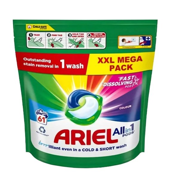 Ariel All in 1 Pods Colour 61p 1,1kg