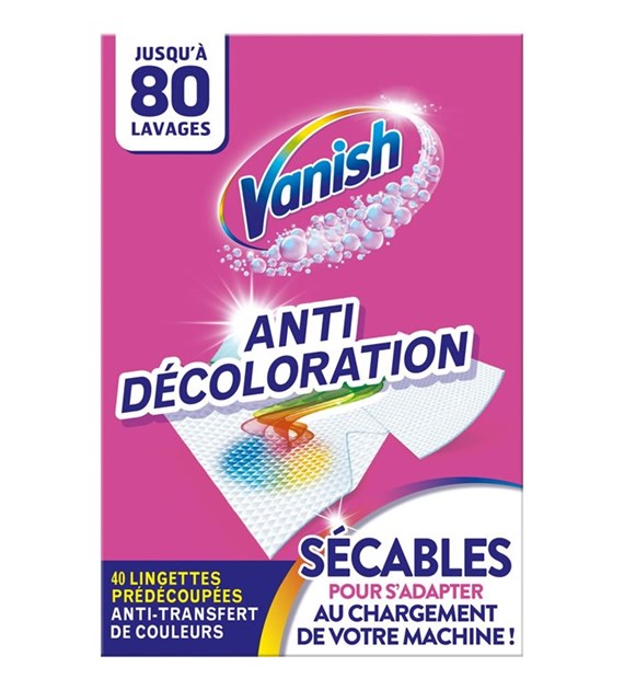 Vanish Anti Decoloration Chusteczki 40szt