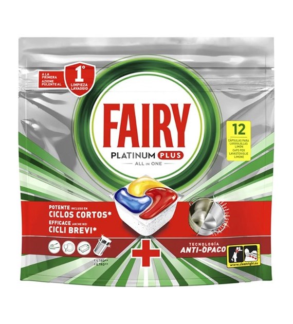 Fairy Platinum+ All in One 12szt 186g
