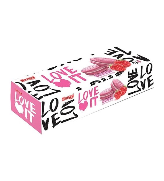 Saray Macaron Biscuit Raspberry 8szt 84g