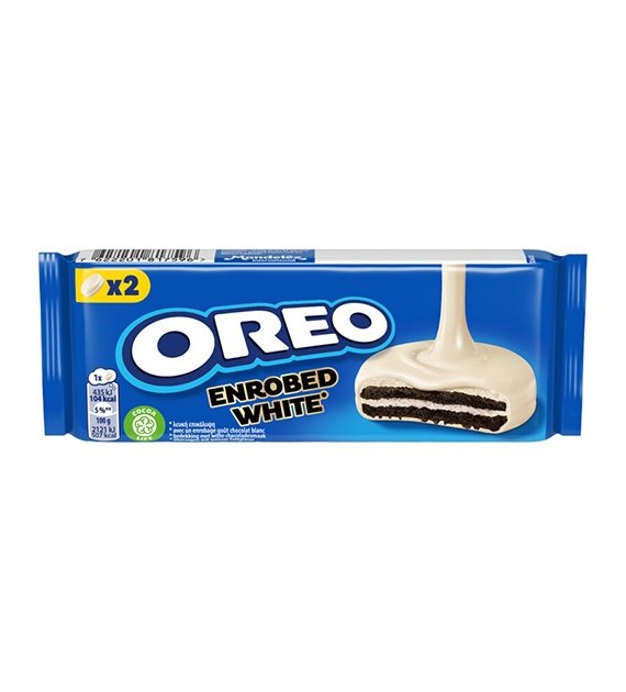 Oreo Enrobed White Ciastka 41g