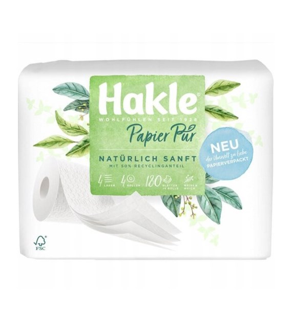 Hakle Pur Papier Toaletowy 4-War 4szt