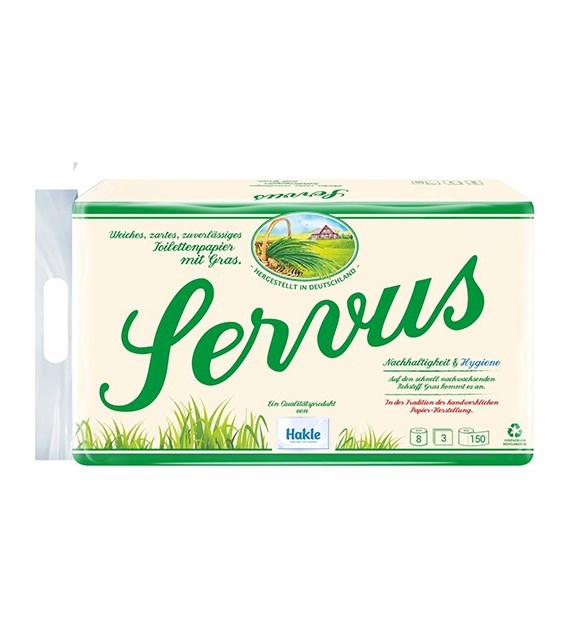Hakle Servus Grass Papier Toaletowy 3-War 8szt