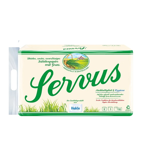 Hakle Servus Grass Papier Toaletowy 3-War 8szt