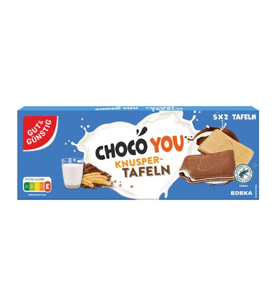 G&G Choco You Knusper Tafeln Wafelki 128g