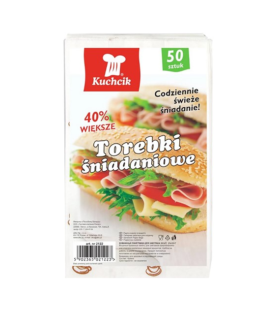 Kuchcik Torebki Śniadaniowe 50szt