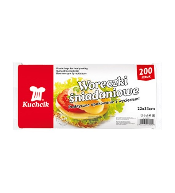 Kuchcik Woreczki Śniadaniowe 200szt