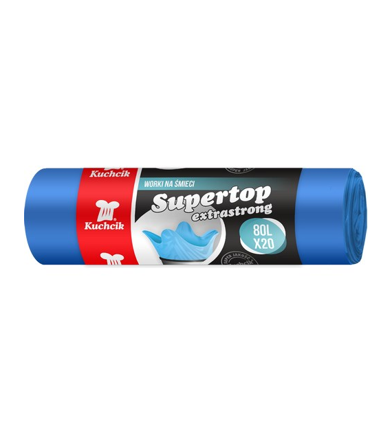 Kuchcik Worki na Śmieci Supertop 80L 20szt