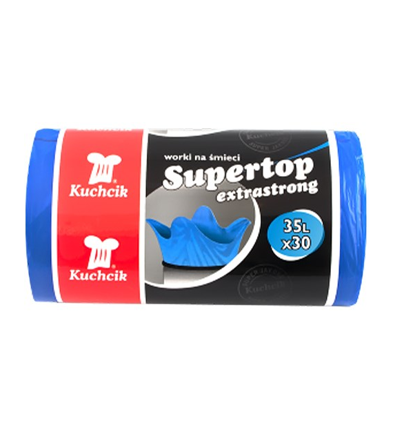 Kuchcik Worki na Śmieci Supertop 35L 30szt