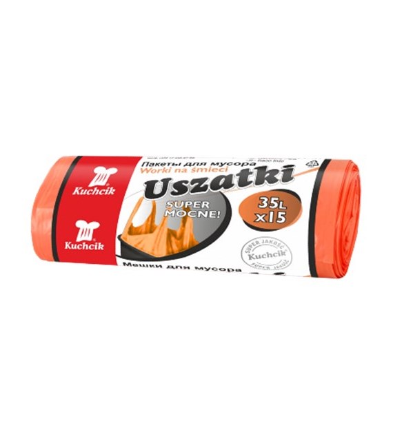 Kuchcik Worki na Śmieci Uszatki 35L 15szt