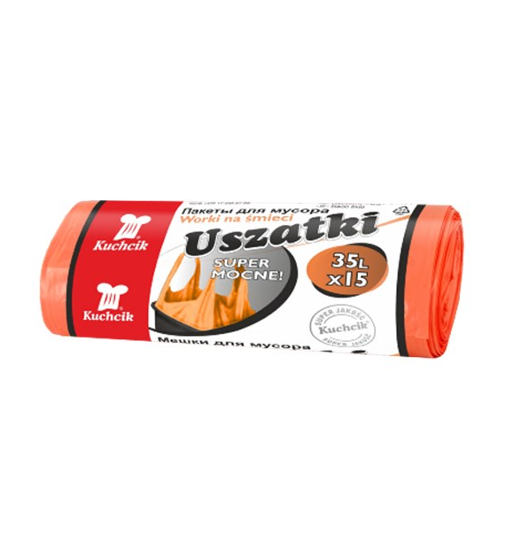 Kuchcik Worki na Śmieci Uszatki 35L 15szt