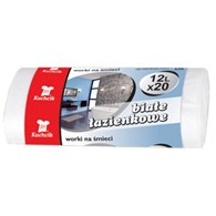 Kuchcik Worki na Śmieci Białe Łazienkowe 12L 20szt