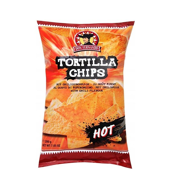 Don Fernando Tortilla Chips Hot 200g