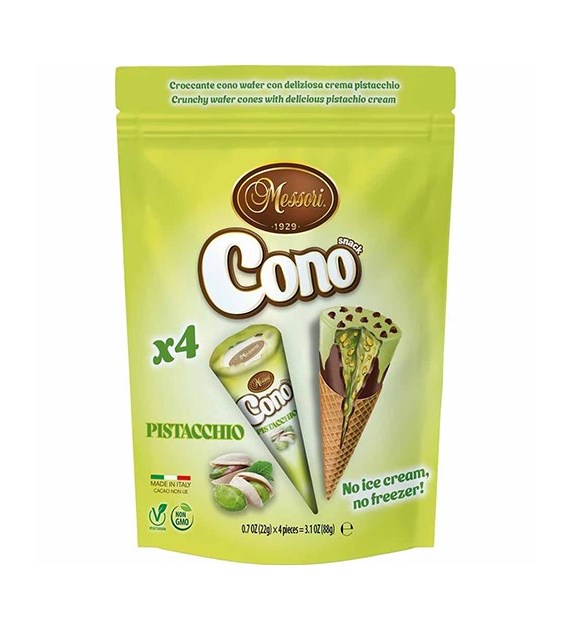 Messori Cono Snack Pistacchio Rożki Torba 88g
