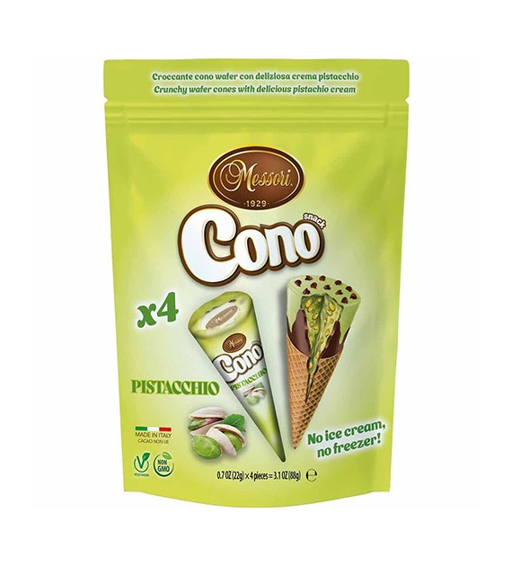 Messori Cono Snack Pistacchio Rożki Torba 88g