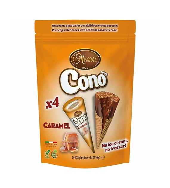 Messori Cono Snack Caramel Rożki Torba 100g